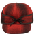 Front view of The Original Stormy Kromer Cap: a wool, six-panel winter cap with an earband, brim and tie in the front.