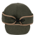 Front view of Stormy Kromer Mackinaw Cap: a six-panel wool winter cap with a pulldown earband and a tie in the front.