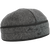 45 degree angle view of the Stormy Kromer Brimless Cap: A six-panel wool cap with a pulldown earband and without a brim.