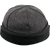 Back view of Stormy Kromer Rancher Cap: an insulated six-panel wool winter cap with a pulldown fleece earband that covers your ears and neck and ties in front.