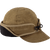 Image of Stormy Kromer Waxed Rancher Cap: an insulated six-panel waxed cotton winter cap with a pulldown fleece earband, showing earband in the folded up position.