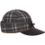 Image of the Original with Leather Stormy Kromer Cap: a wool, six-panel wool winter cap with a pulldown earband, leather brim and tie in the front.