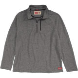 Front view of the Forge Quarter Zip: A quarter-zip men's pullover with raglan sleeves and a left chest zip pocket.
