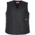 Front view of the Button Vest: A traditional button-front wool vest with large patch pockets on the front.