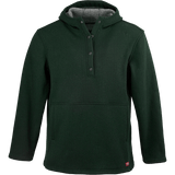 Front image of the Tailgate Pullover - a solid color, snap front, quarter pullover with a large kangaroo pocket and hood.