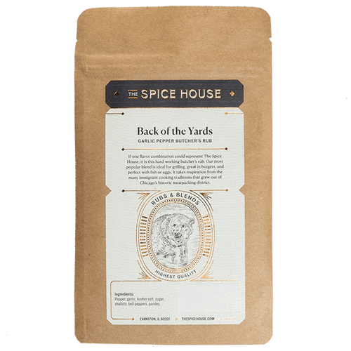 Packet of The Spice House Back of the Yards Rub