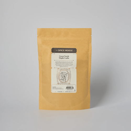 Packet of The Spice House Great North Maple Garlic Seasoning