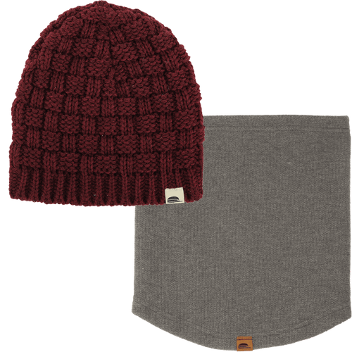 The Basketweave Beanie/Neckwarmer Bundle