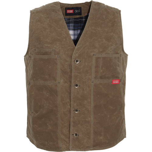 Vermont Flannel Company x Stormy Kromer Waxed Cotton Vest